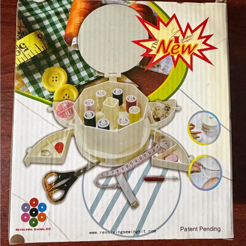 Revolving Sewing Kit with Accessories